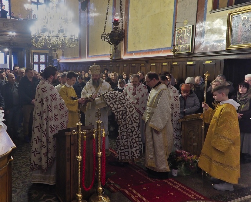 Архијерејска Литургија у Саборном храму